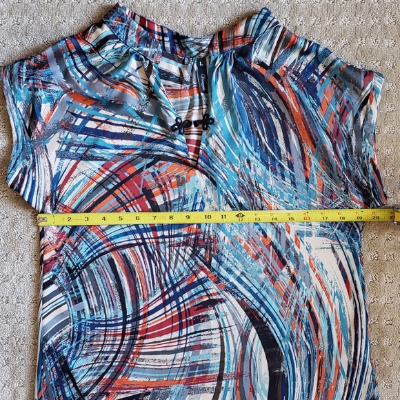 Viereck Mandarin Midi Dress w/ Tie Size L - Picture 5 of 8